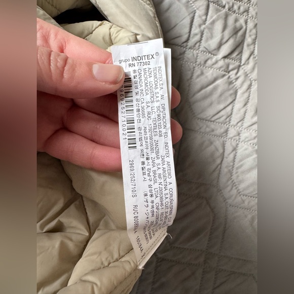 ZARA Beige Puffer Jacket - Picture 10 of 10